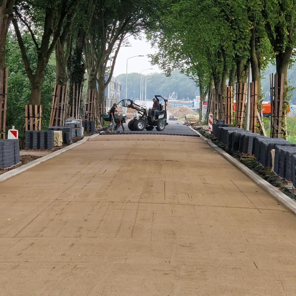 plaatsen Hprofiel verharding handelskade gorinchem